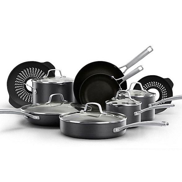 Calphalon® Classic Nonstick 14-Piece Cookware Set with No-Boil-Over Inserts