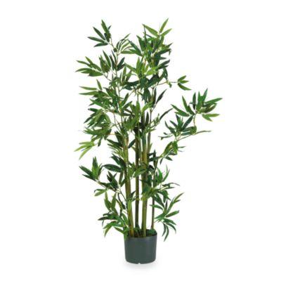 Nearly Natural 4-Foot Bamboo Silk Plant