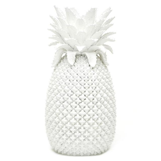 Two's Company White Pineapple Decorative Vase