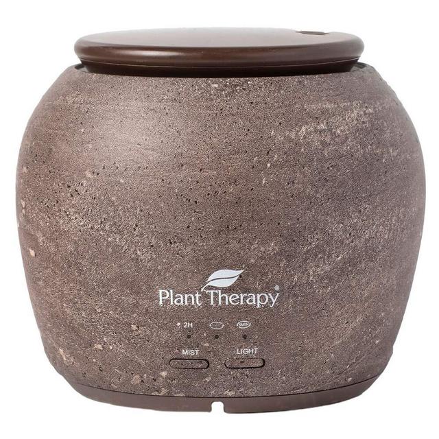 Plant Therapy TerraFuse Deluxe Essential Oil Diffuser - Brown, Five Settings, Modern, Stylish, Powerful, Auto Shut Off