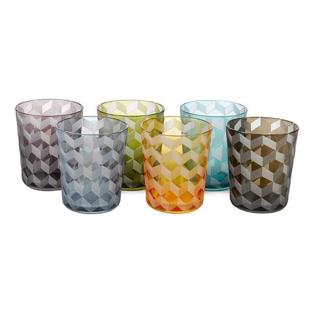 Tumbler Blocks - Multicolored - Set of 6