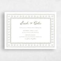 Green Wedding Invitation - Martinique Landscape