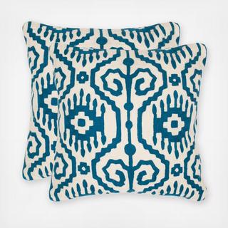 Kilim Square Throw Pillow, Set of 2