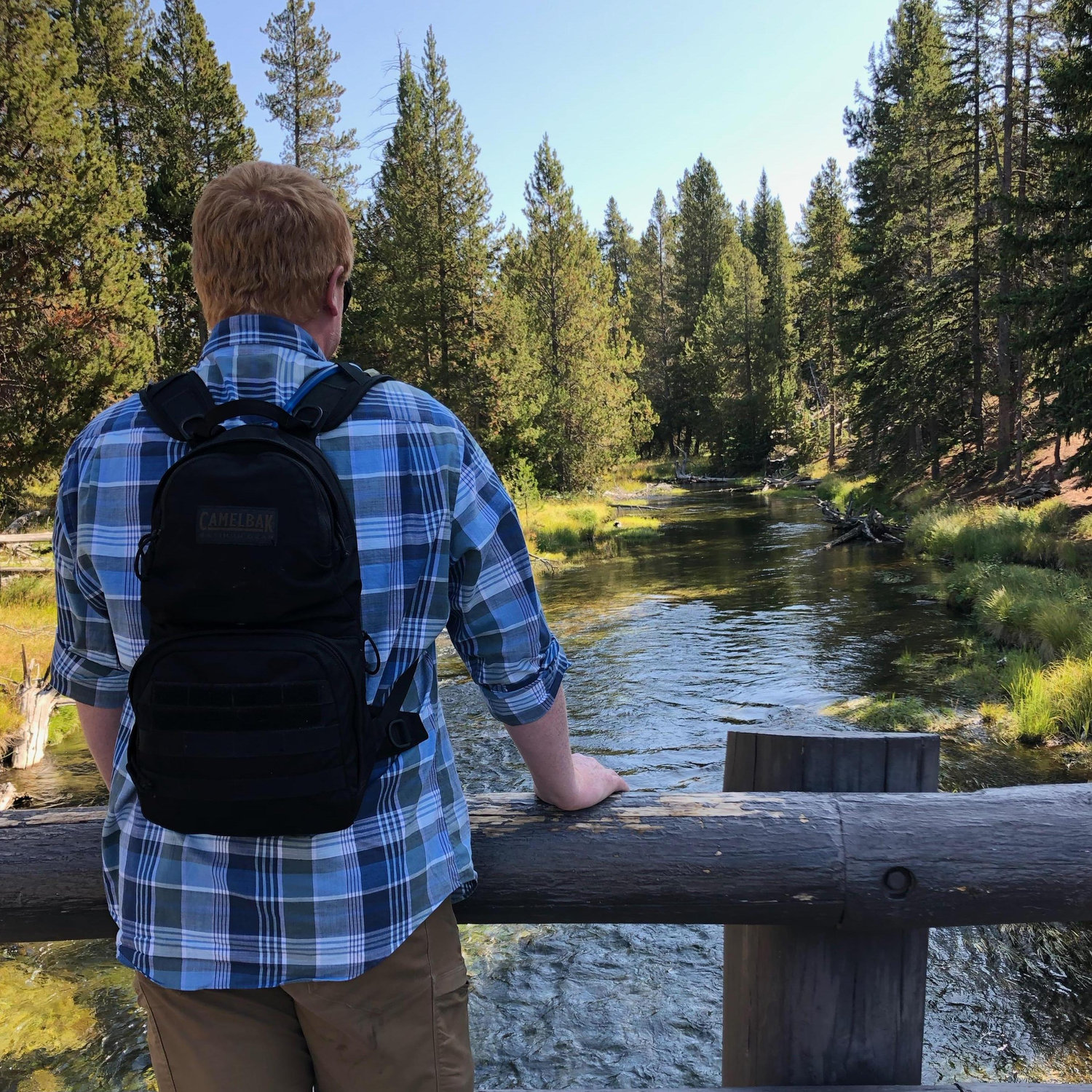 This is Mike's favorite spot in Yellowstone. He shared many special places like this with me. (: