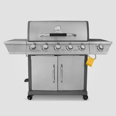 Stainless Steel 5 Burner Propane Gas Grill with Side Burner GG5302S Silver - Royal Gourmet