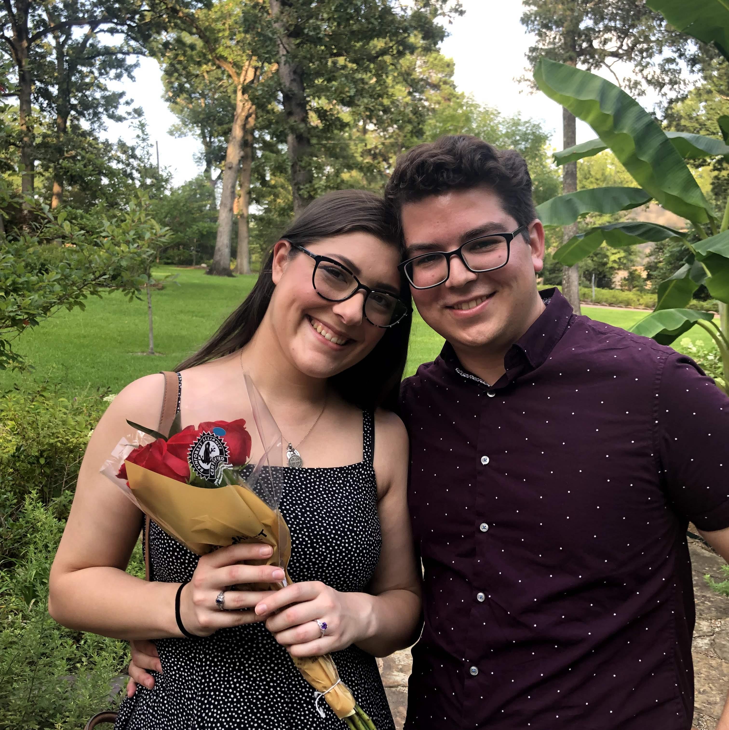 Right after Michael proposed on July 24, 2021!