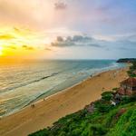 Varkala beach and cliff