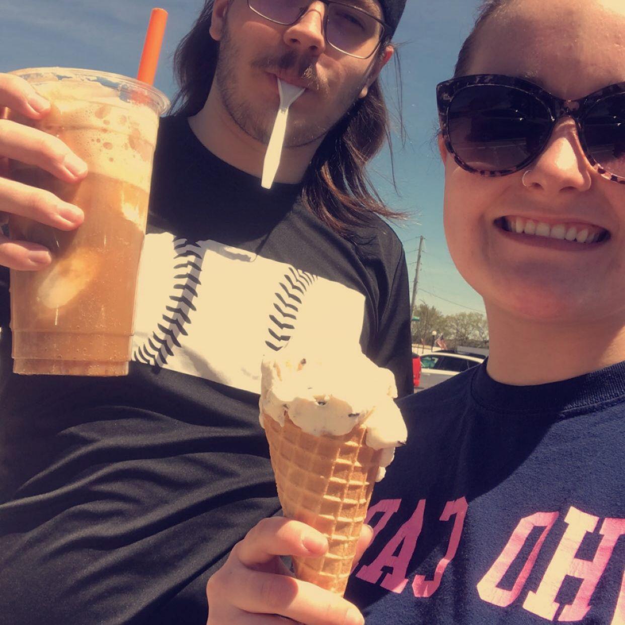 Rootbeer floats and ice cream after getting vaccines! 2021