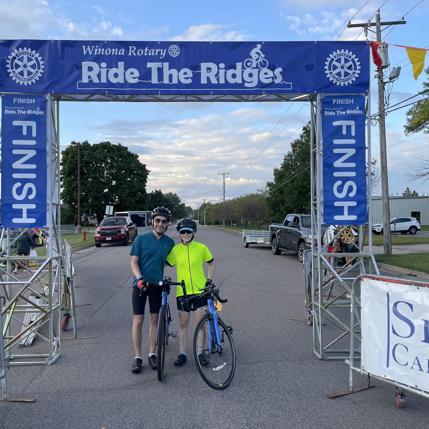 Finished our first Century (100 miles)! - September, 2025.
