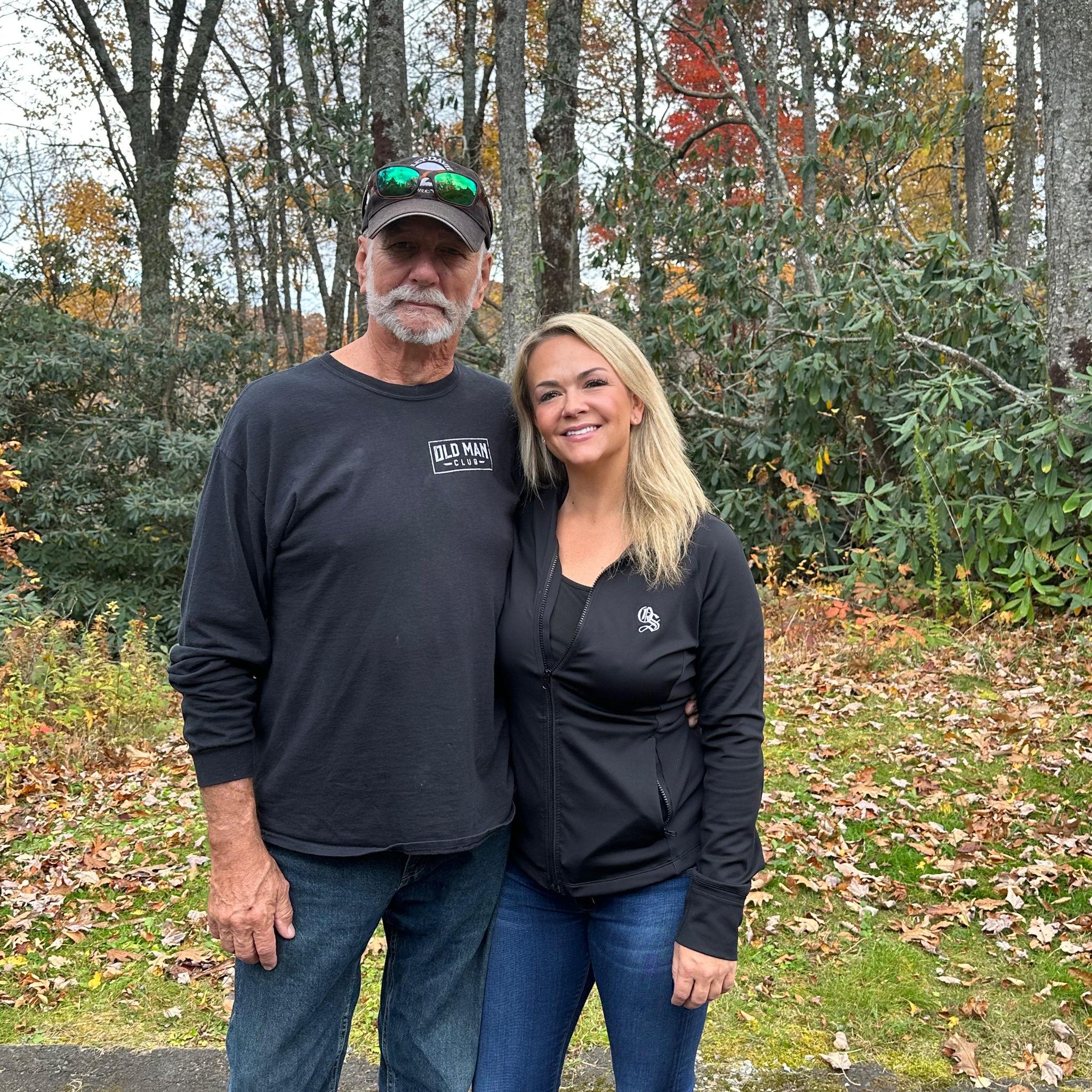 Ellie and her Dad in Blowing Rock, NC ( Always be Daddy's Little Girl)