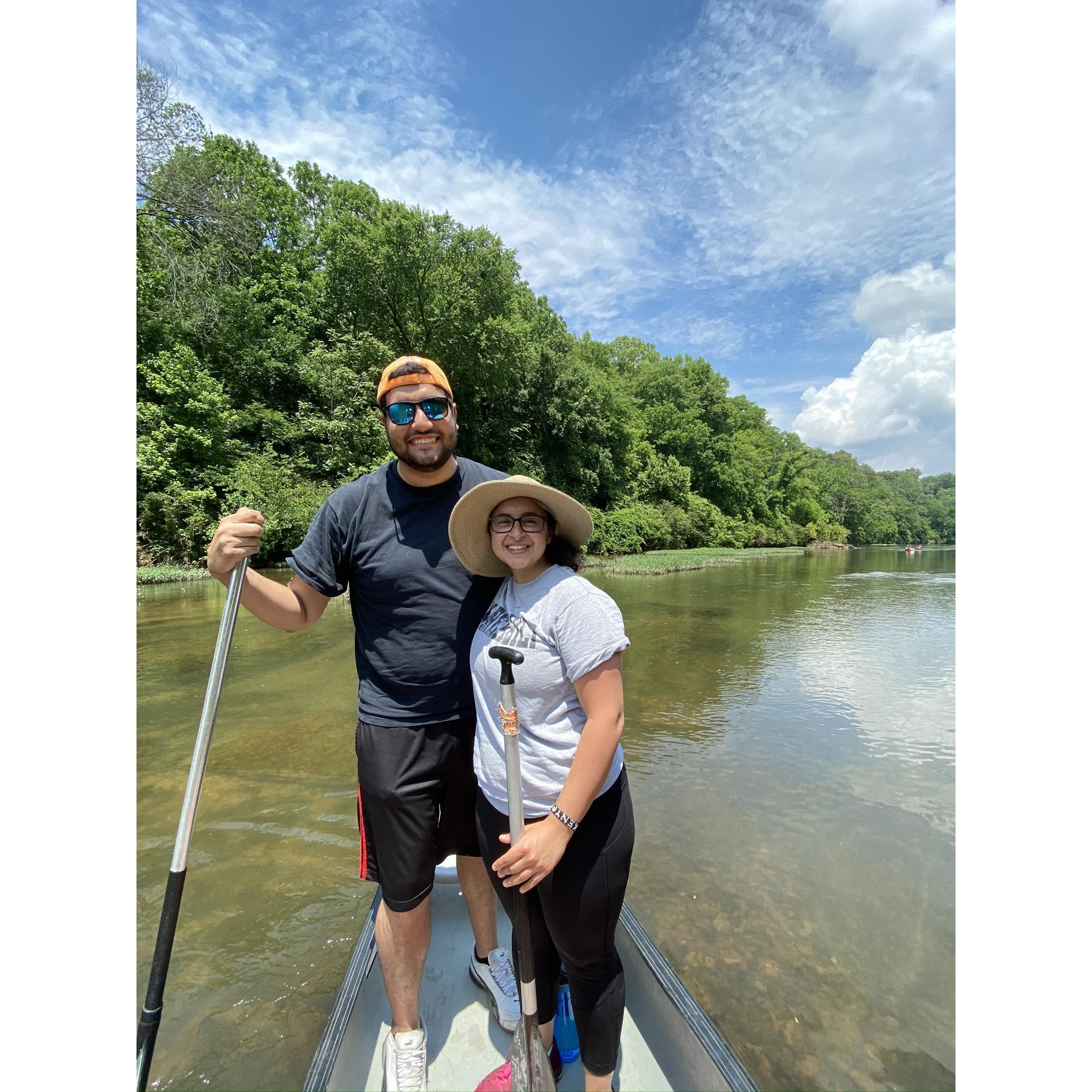 Canoeing on the Harpeth River