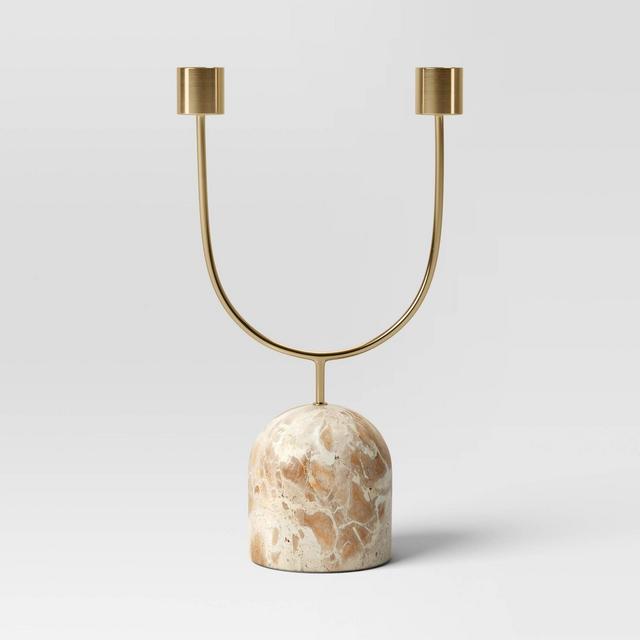 Luxe Double Taper Candle Holder - Threshold™