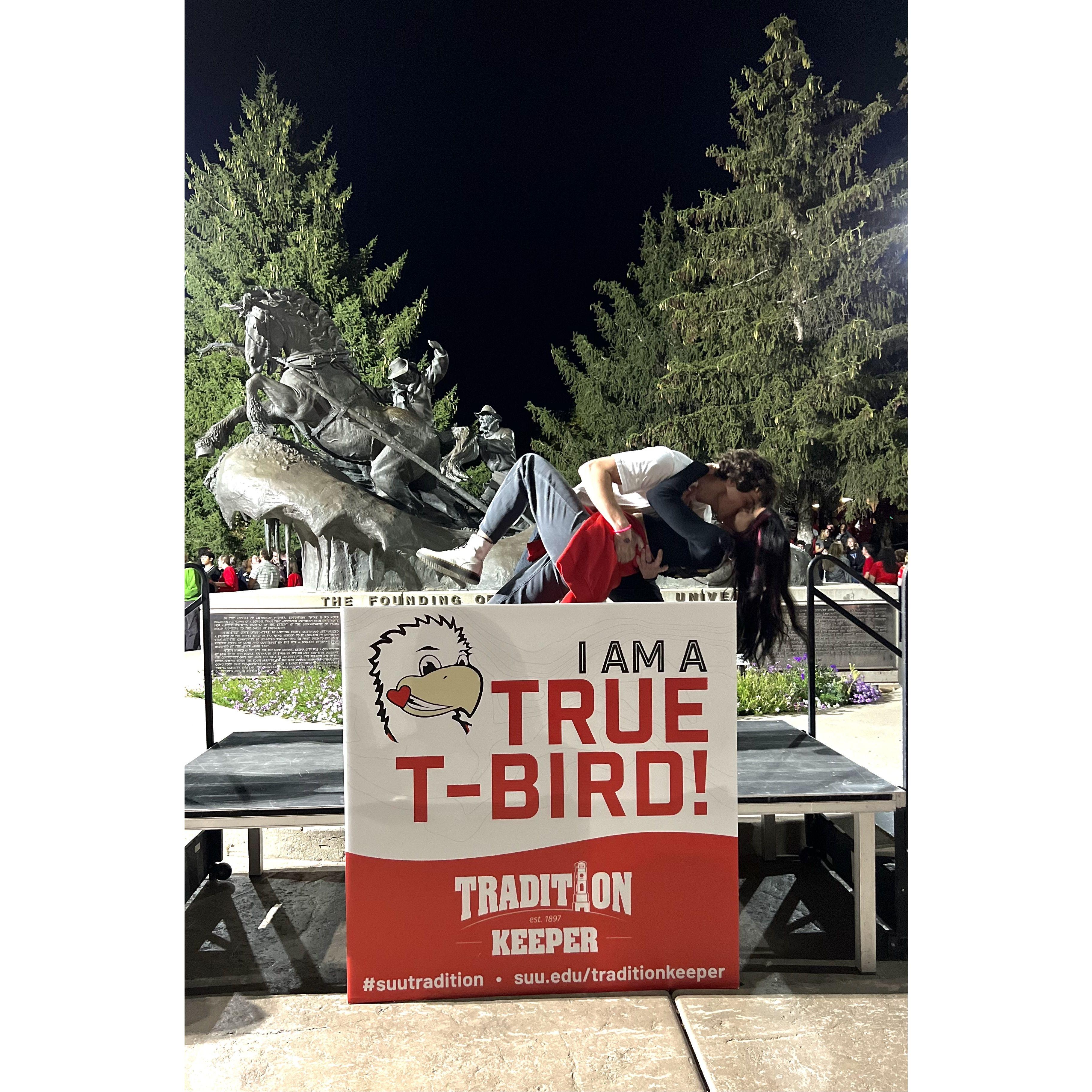Became true T-birds!