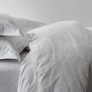 Cloud Brushed Forest Flannel Organic Duvet Cover