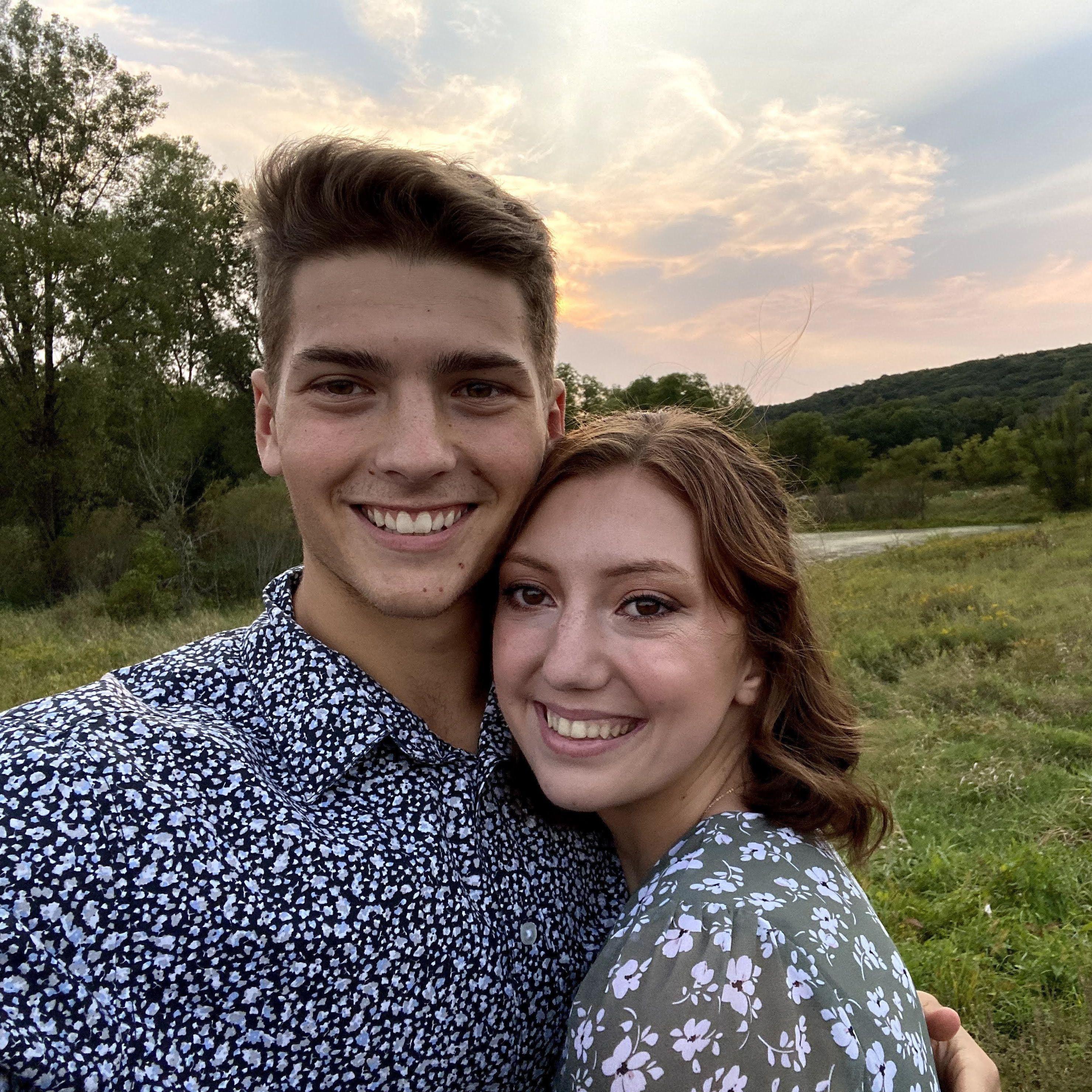 September 2020 - Us at a little wedding.