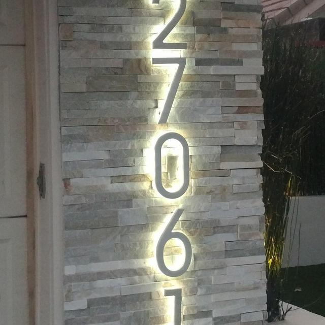 LED Backlit Door Number/Letters. 3D...
