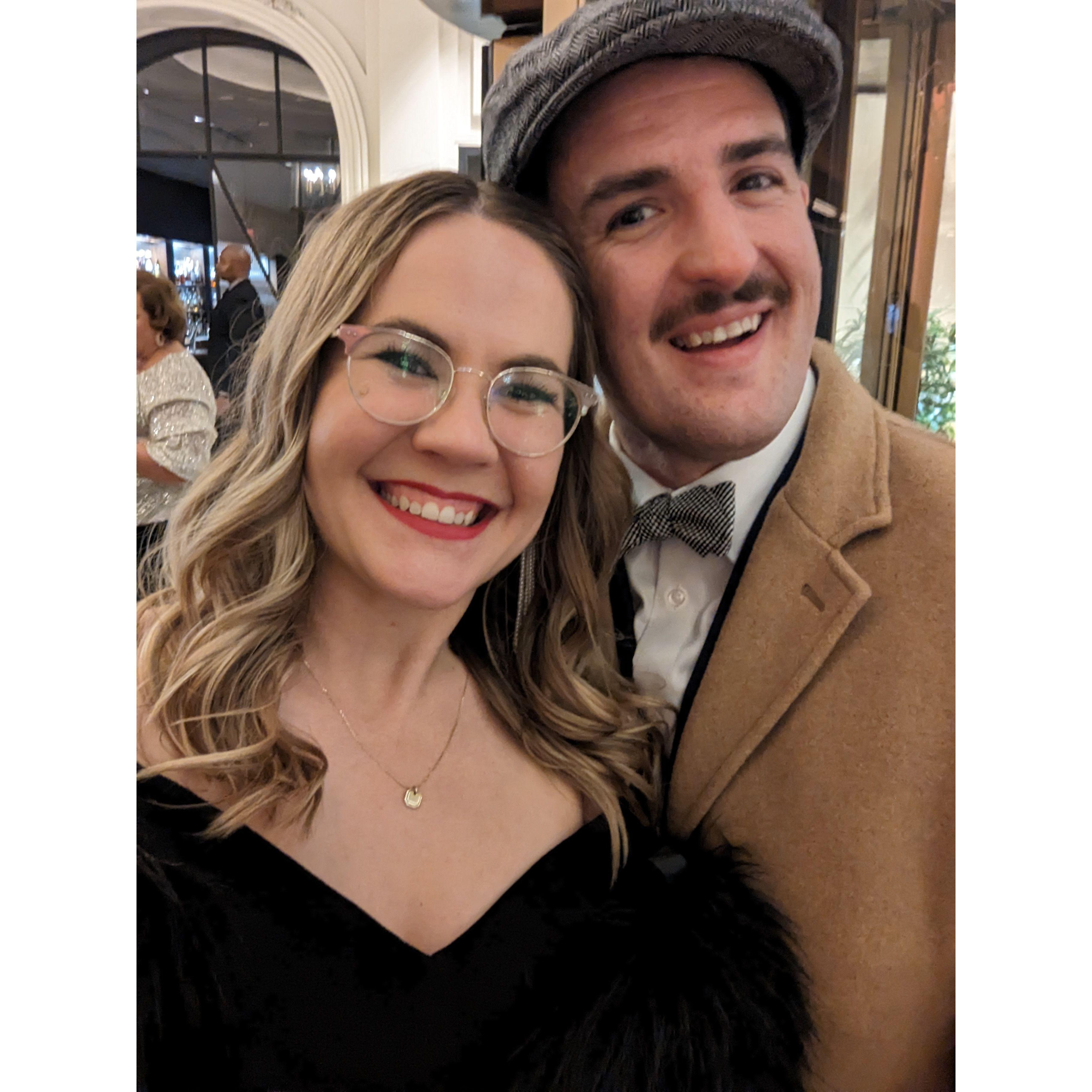 Celebrating James's birthday and New Years Eve!