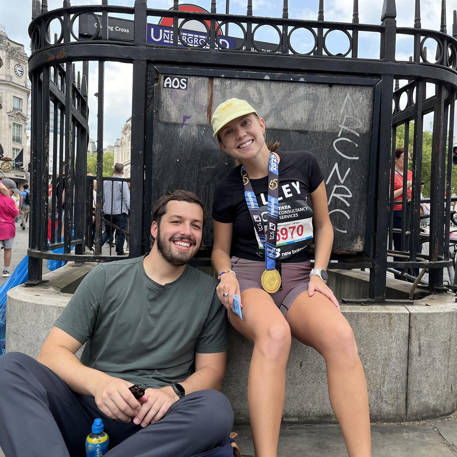After Elleys marathon in London!!