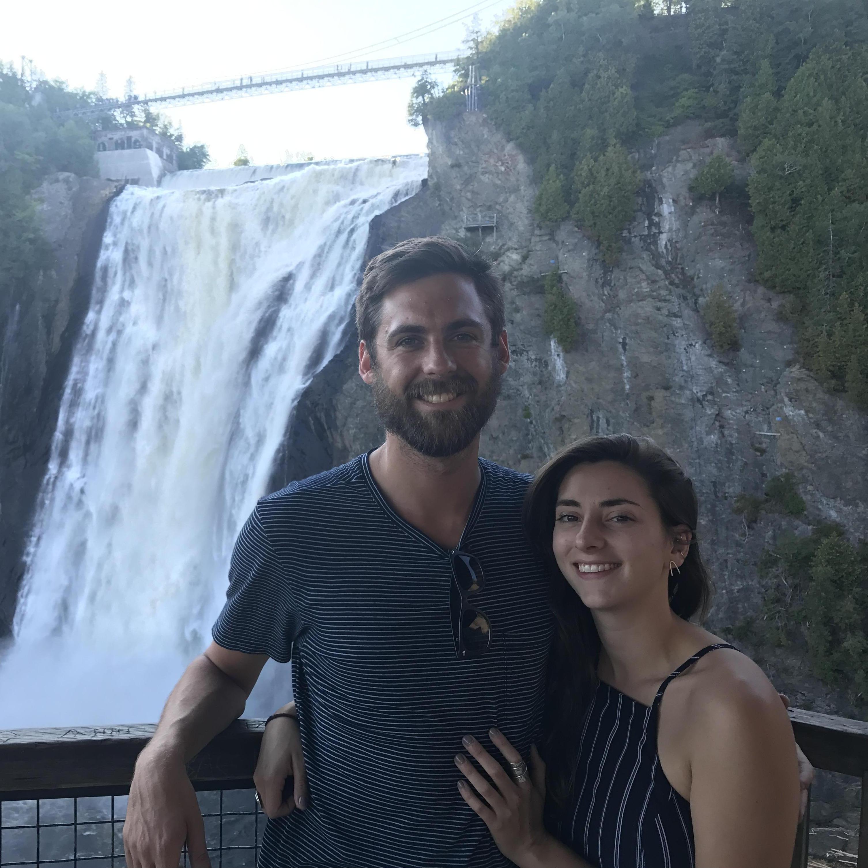 A few months after dating, we took a trip to Quebec where we first fell in love