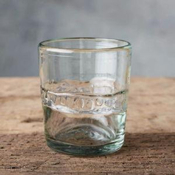 Ribbon Clear Double Old-Fashioned Glasses (Set of 4)