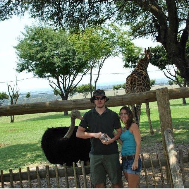 when in south africa - you feed the animals