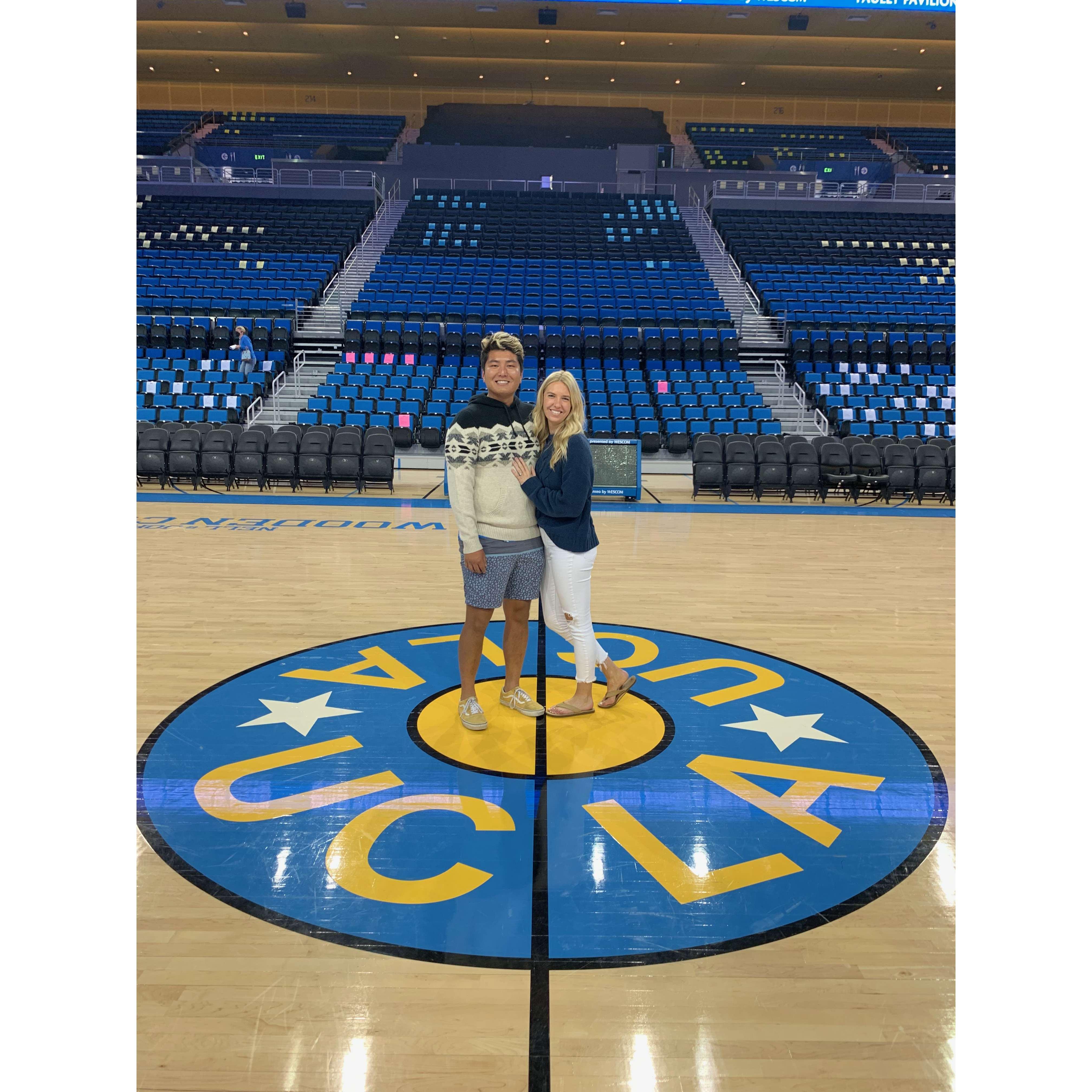 Picking out season tickets at UCLA