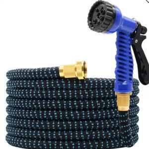 Expandable Garden Hose 3/4 in. x 50 ft. with 7 Function Spray Nozzle Magic Hose