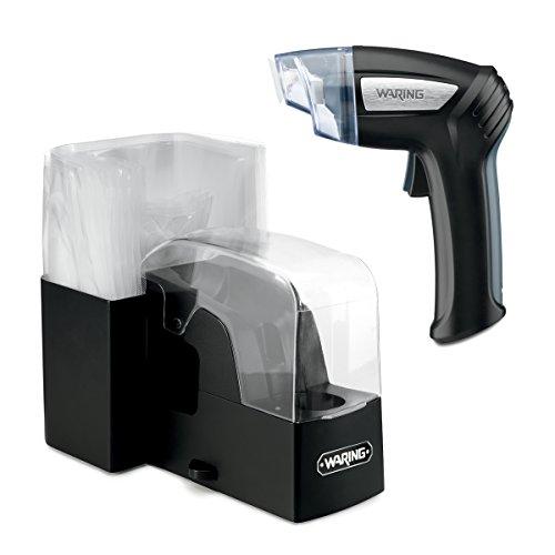 Waring Commercial WVS50 Pistol Vacuum Sealing System, 8.2 x 5 x 8.2 inches, Black