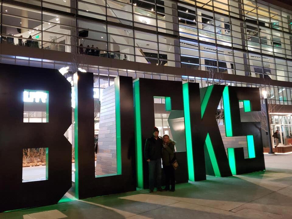 First Bucks game! 🏀