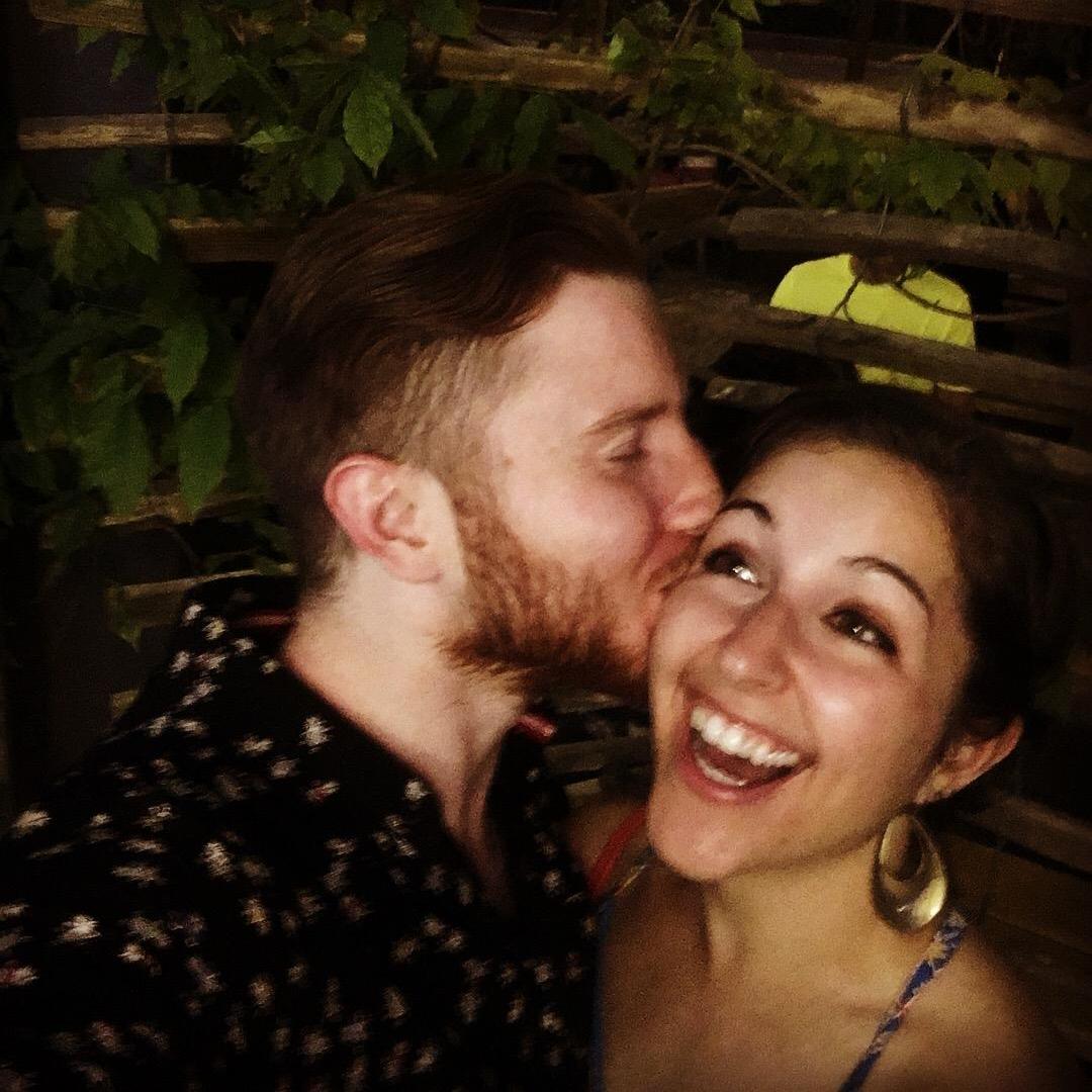 One of our first Philly date spots - the Independence Beer Garden.