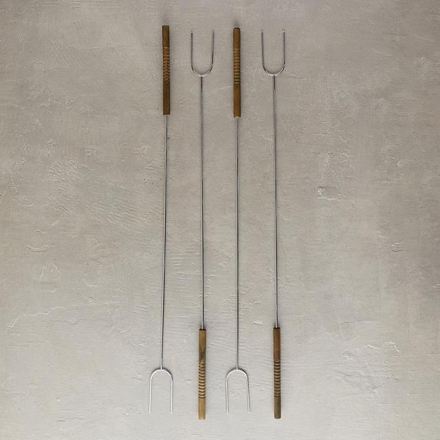 Campfire Roasting Sticks, Set of 4