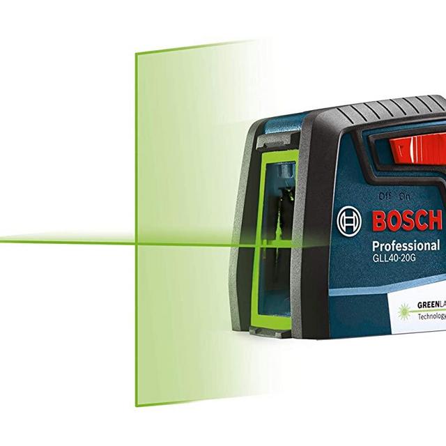 BOSCH GLL40-20G Green-Beam Self-Leveling Cross-Line Laser