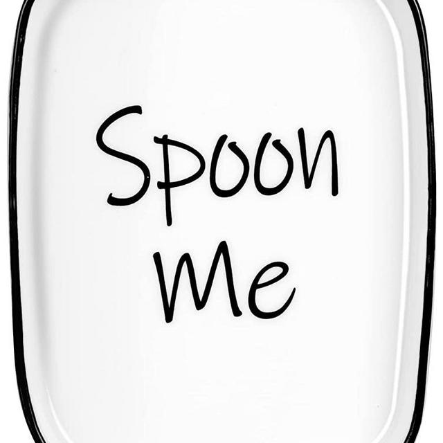 Spoon Rest For Kitchen Counter, 5.8×4.45 Inch, Ceramic Spoon Holder For Stove Top or Counter Top, Perfect for Placing Kitchen Utensils, Ladle, Coffee Spoons, Cooking spoons, Spatula, Tongs & More