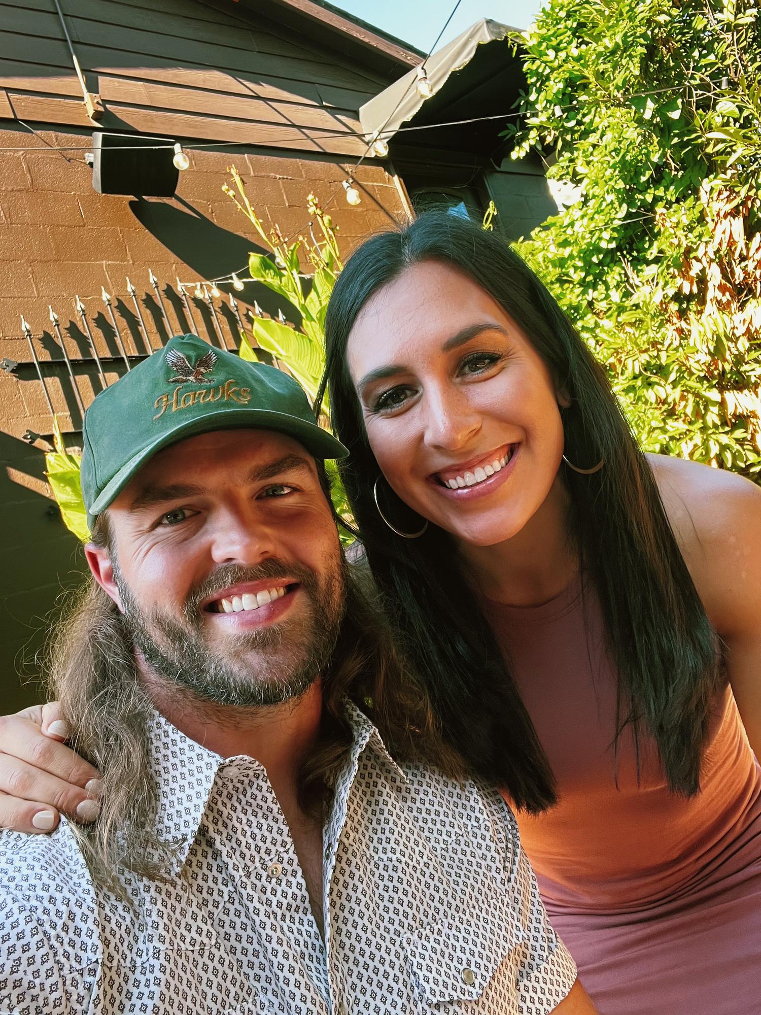 This is us celebrating our engagement!