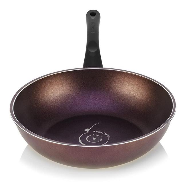 TeChef - Art Pan 12" Wok/Stir-Fry Pan, Coated 5 times with Teflon Select Non-Stick Coating (PFOA Free) - 12 IN (30cm)