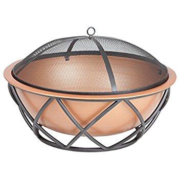 Fire Sense Barzelonia Round Copper Look Fire Pit