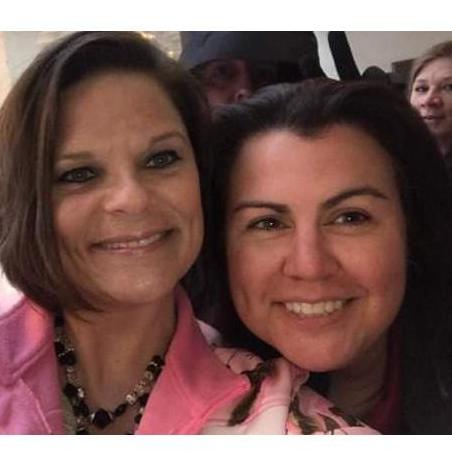 Before seeing Trent Shelton at American Airlines Center. Notice the photo bomber behind us.
