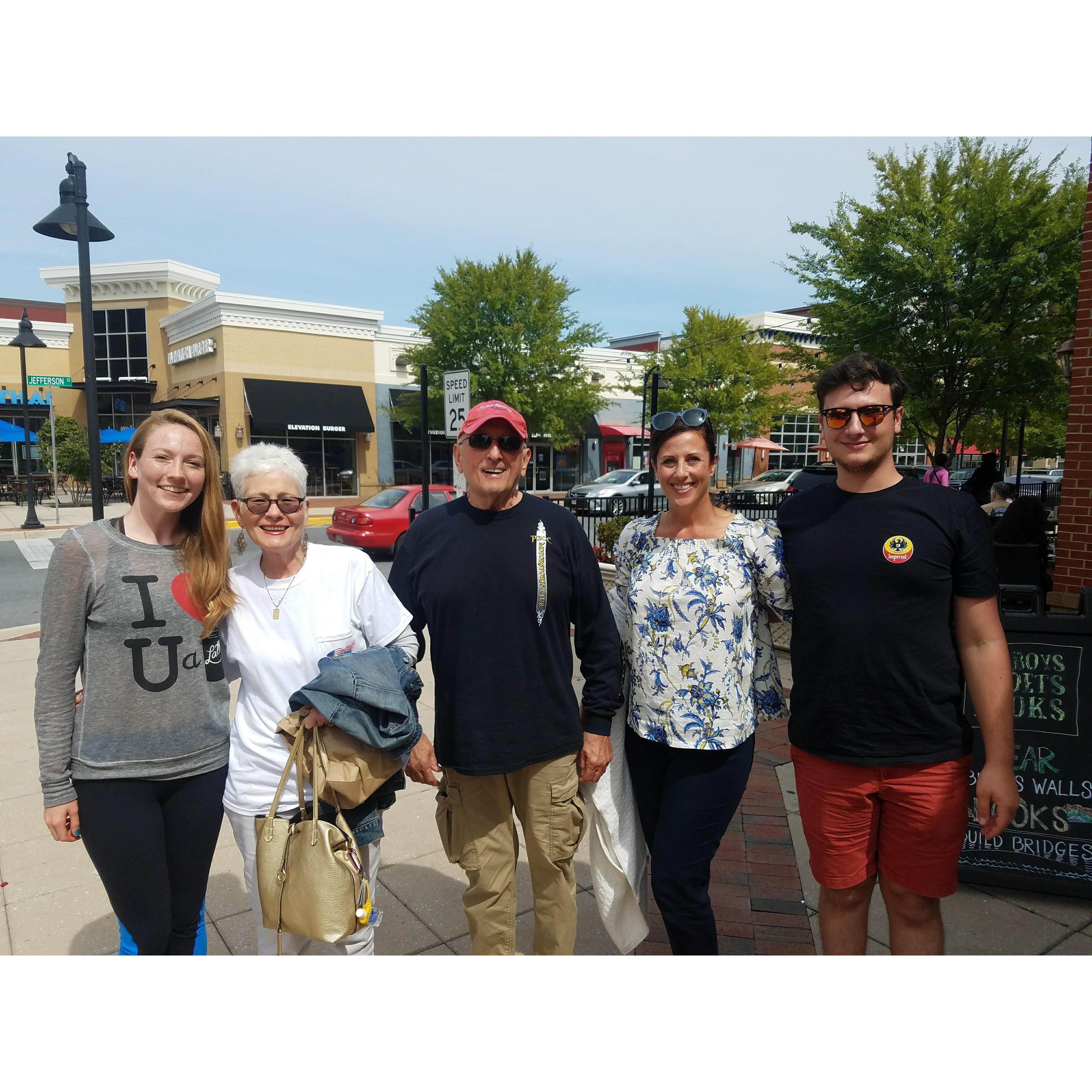 Brunch with the Shusters in College Park