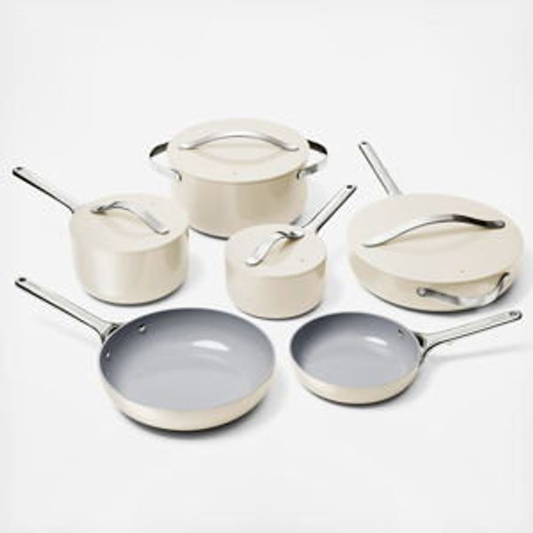 Caraway Home 16-Piece Ceramic Non-Stick Cookware & Mini Set