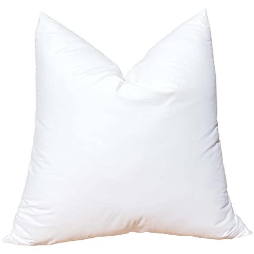 Pillowflex Synthetic Down Pillow Insert for Sham Aka Faux/Alternative (22 Inch by 22 Inch)