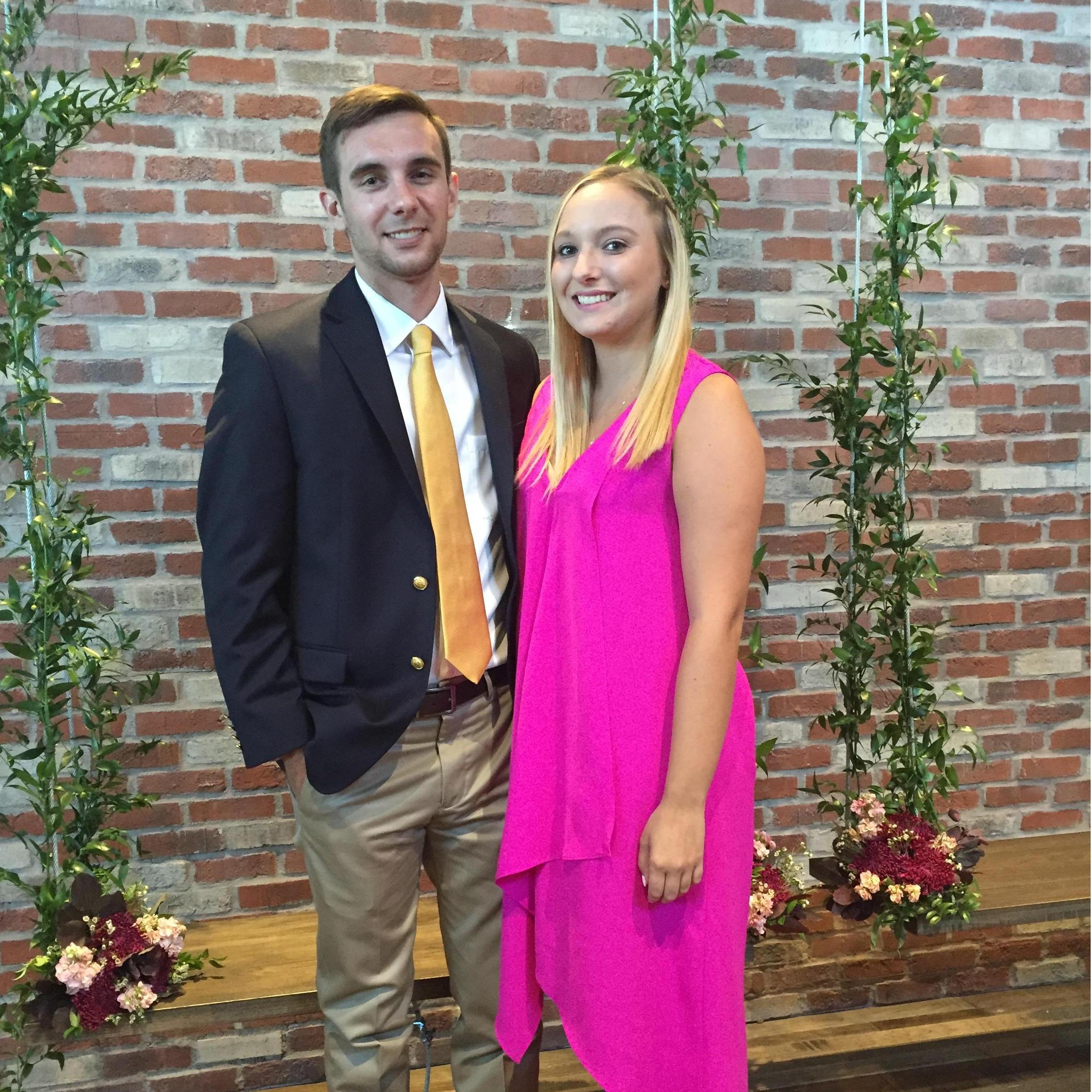 Our first wedding together!