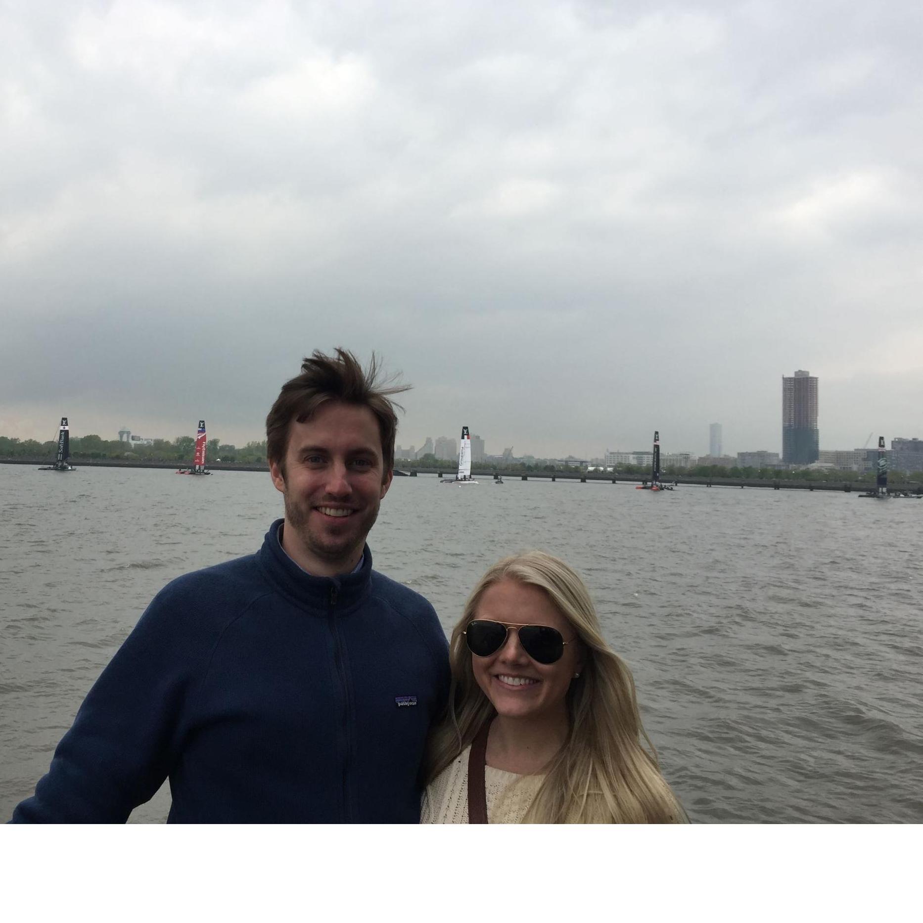 At the America's Cup Race in New York Harbor (May 2016)