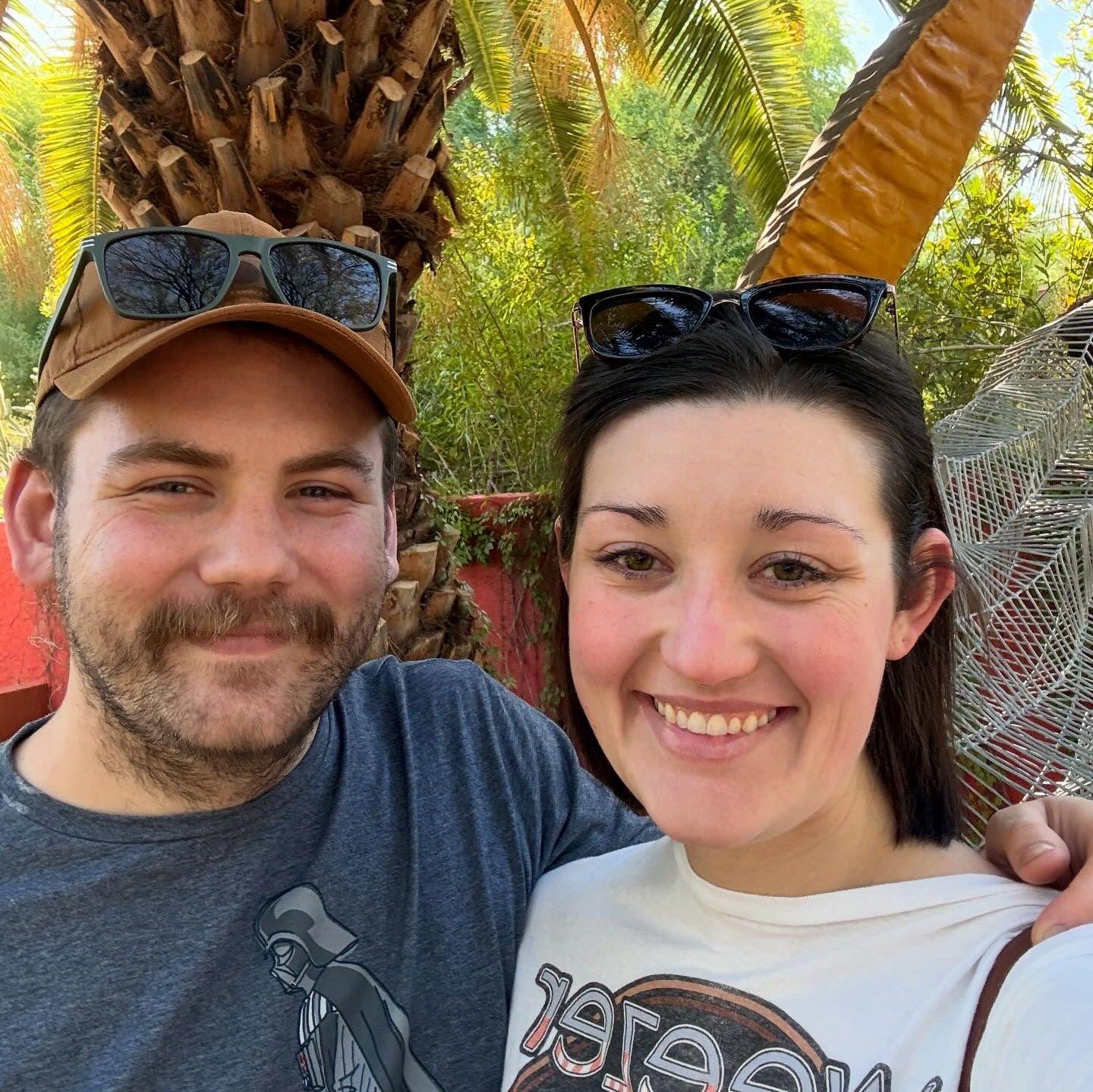 On a trip to Arizona, at the botanical gardens