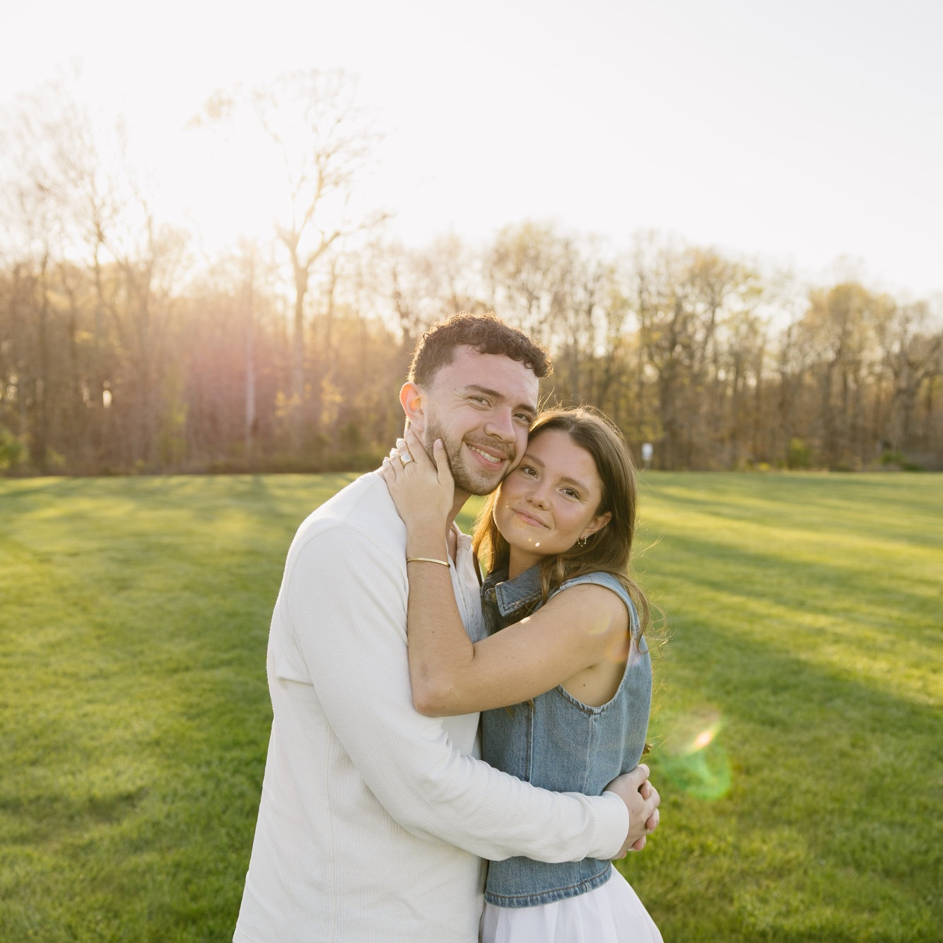 Faith was taking photos of the couple since the very beginning!