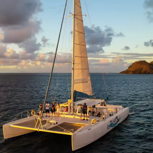 Romantic St. Lucia Champagne Sunset Cruise by Spur Experiences®