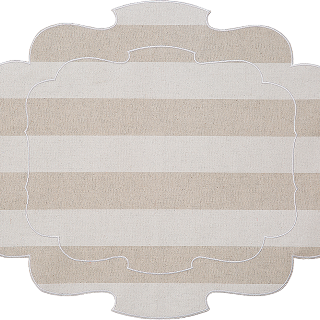 Parentesi 800 by La Gallina Matta Big Stripe Placemat