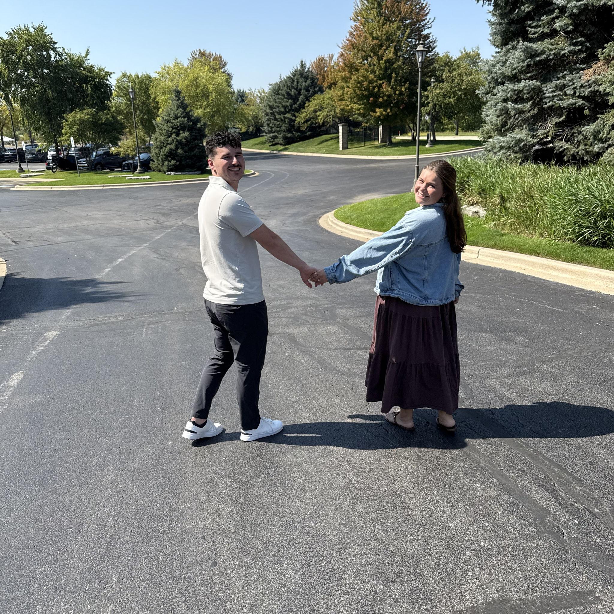 Max proposed at the place we went to prom together over 6 years ago