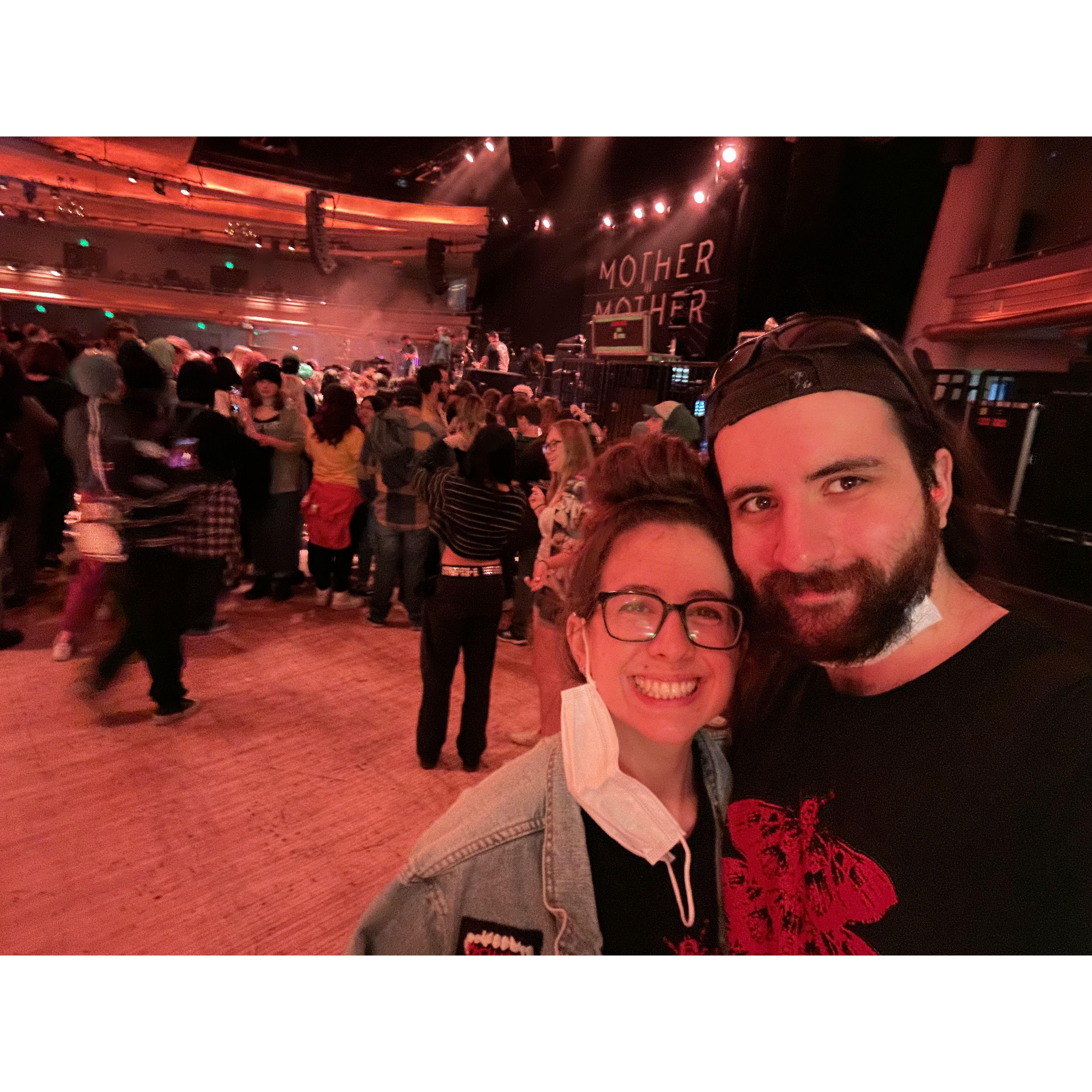 Pre-Concert Selfie! - Mother Mother