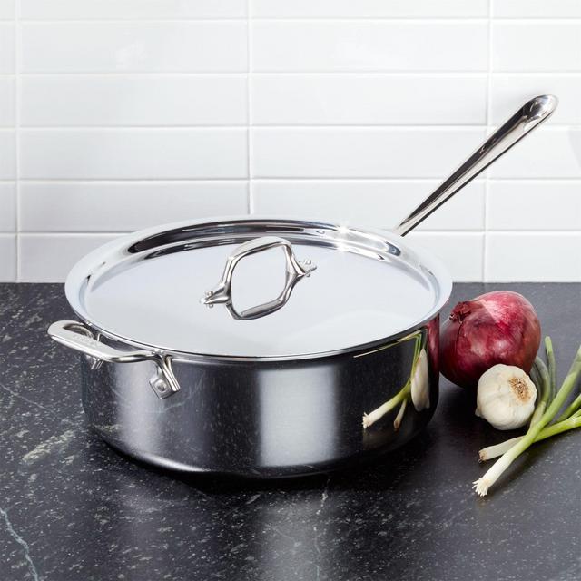 All-Clad D3 Stainless Steel 50th Anniversary Casserole with Lid, 3 qt.