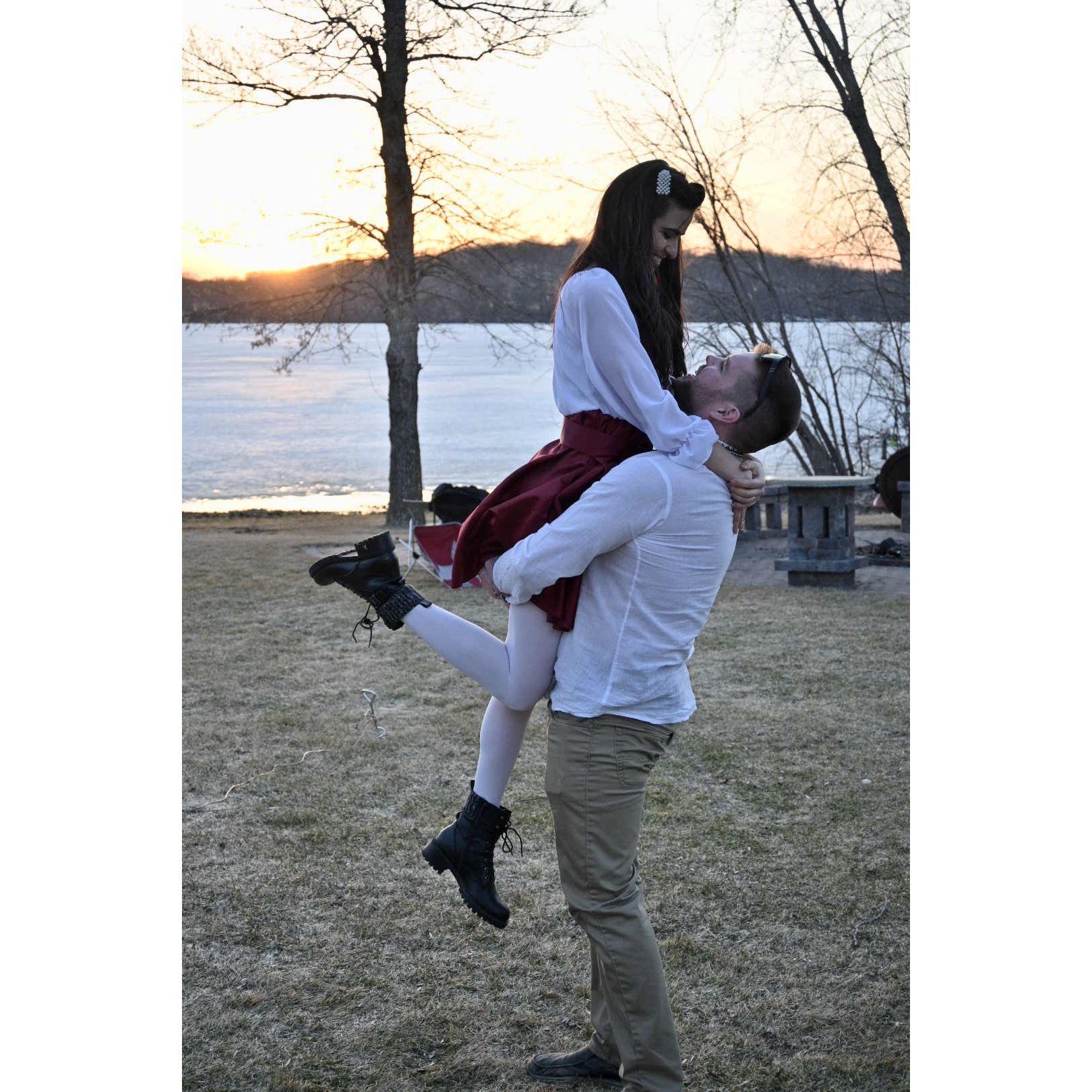Our first official wedding on April 8th, 2023